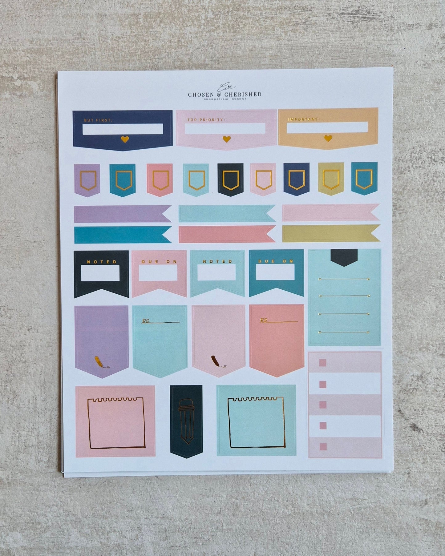 Planner Sticker Set