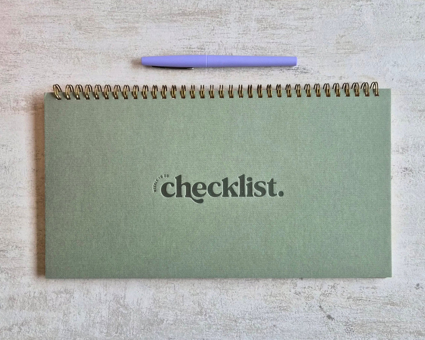 Weekly Checklist Planner