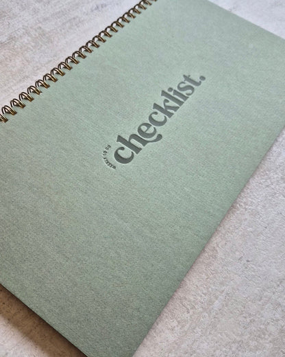 Weekly Checklist Planner