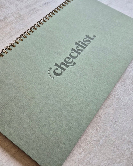 Weekly Checklist Planner