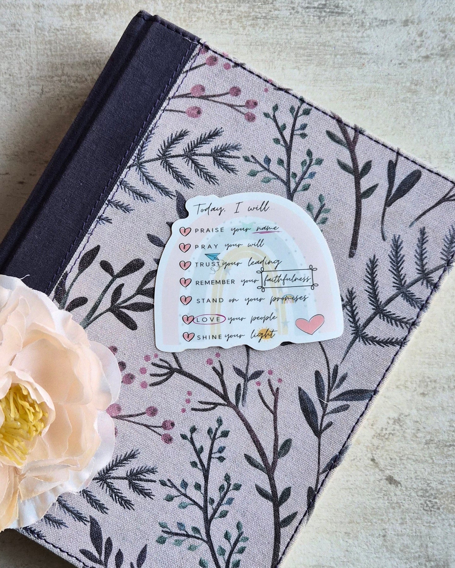 Today's List Vinyl Sticker