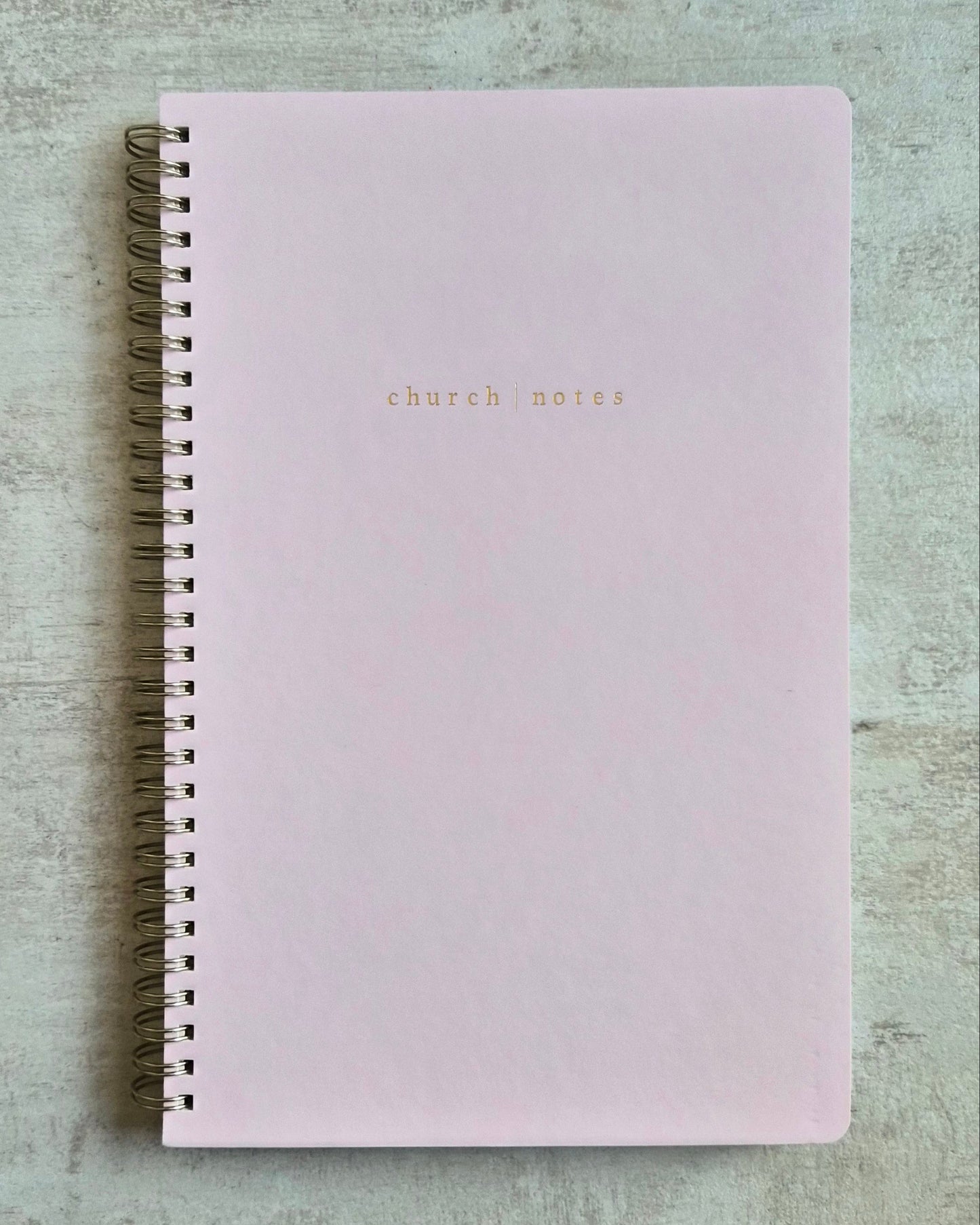 Church Notes Notebook - Blush