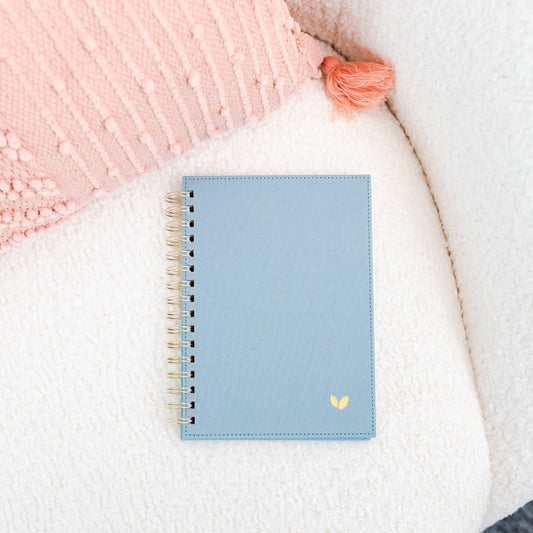 Linen Journal (Spiral) - Sky