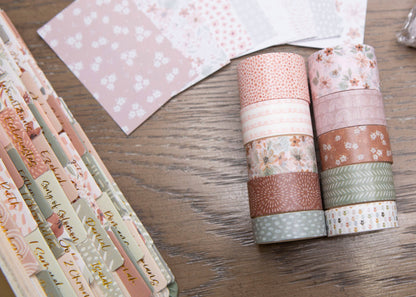 Washi Tape Set (10 Designs) - Fun Floral