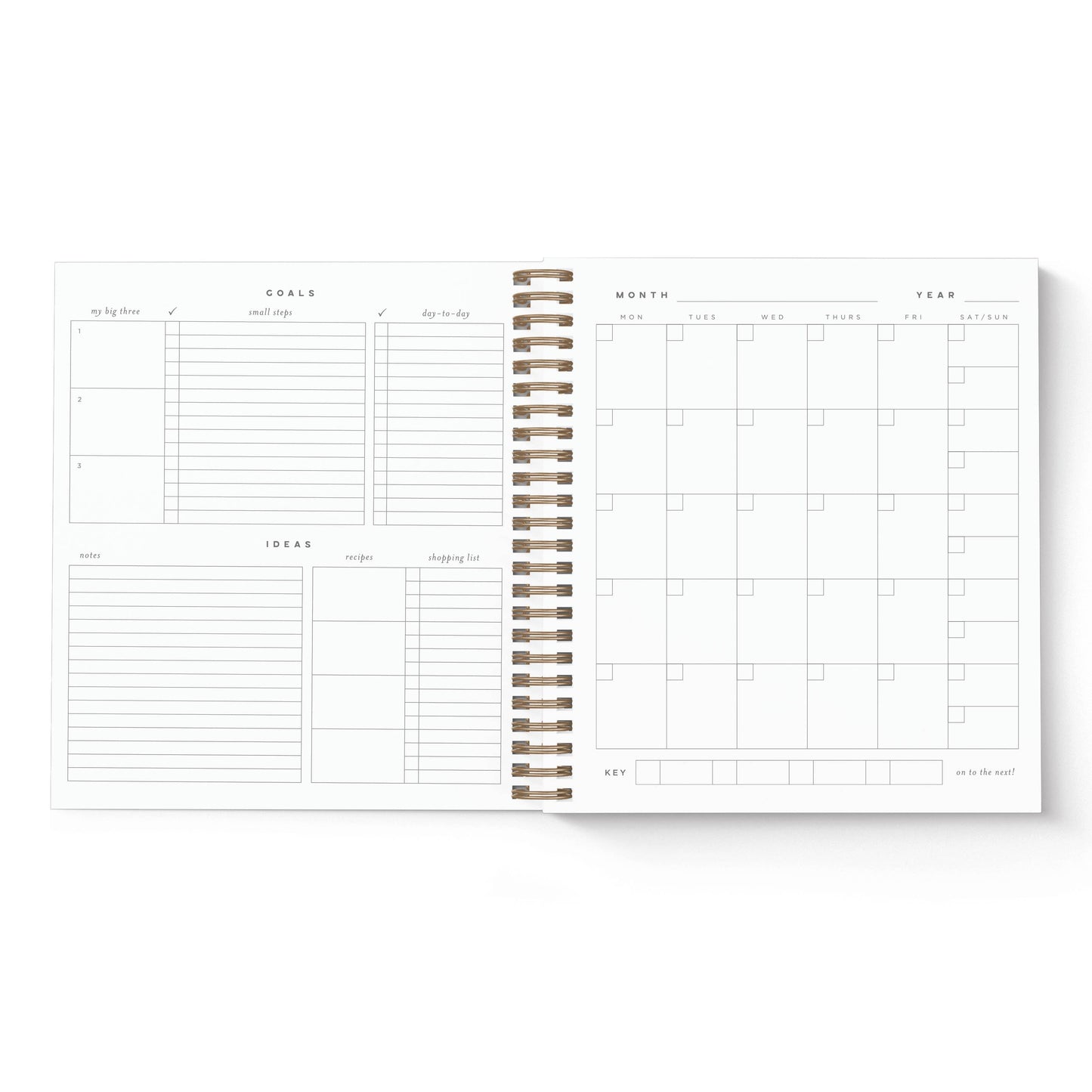 Future is Bright Monthly Planner