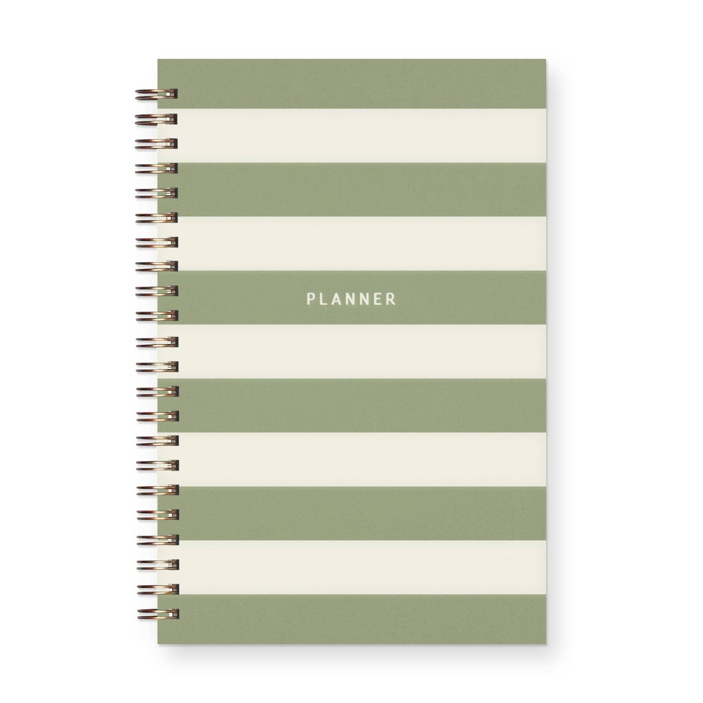 Striped Undated Weekly Planner Journal