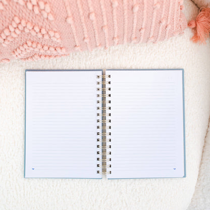 Linen Journal (Spiral) - Sky