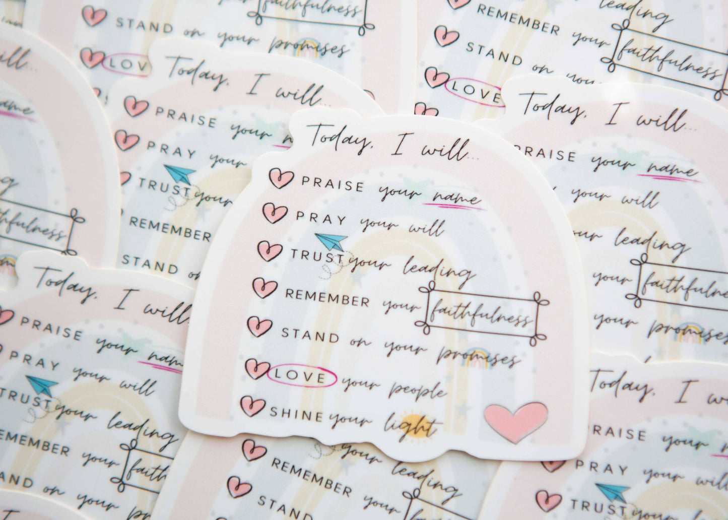 Today's List Vinyl Sticker