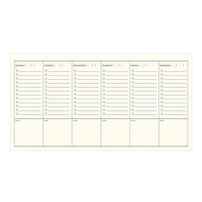 Weekly Checklist Planner