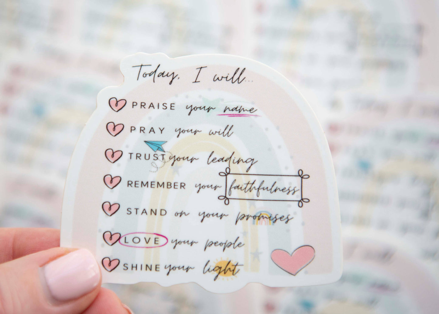 Today's List Vinyl Sticker