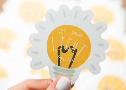 Be the Light Vinyl Sticker