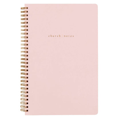 Church Notes Notebook - Blush
