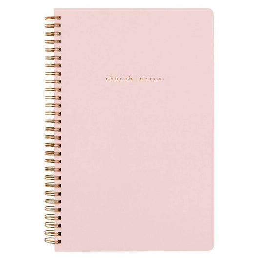 Church Notes Notebook - Blush