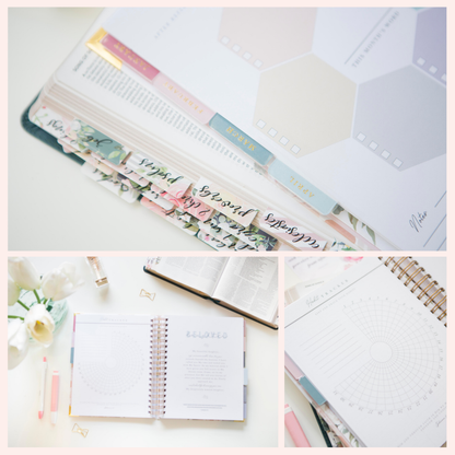 Arise Christian Planner - White Polka Dots