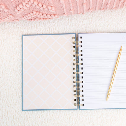 Linen Journal (Spiral) - Sky